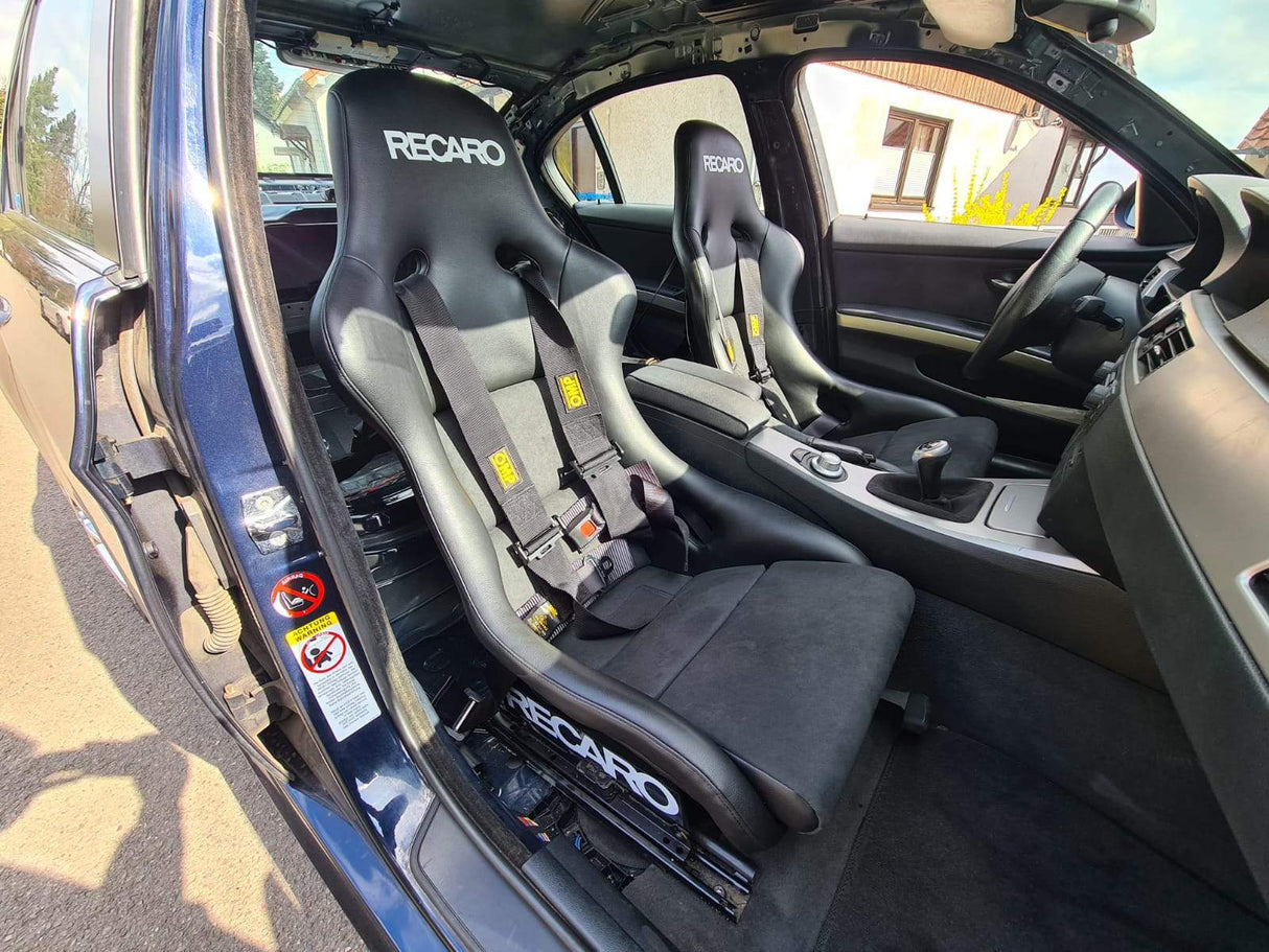 TEUTSCHER AUTOSPORT Sitzkonsole Sitzadapter passend für BMW E8X E9X FX für RECARO Pole Position (Stahl)