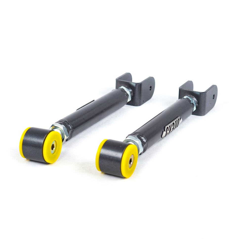 CYBUL Querlenker Camber Arms passend für Jeep TJ XJ WJ ZJ Vorderachse oben einstellbar Set (Stahl/PU)