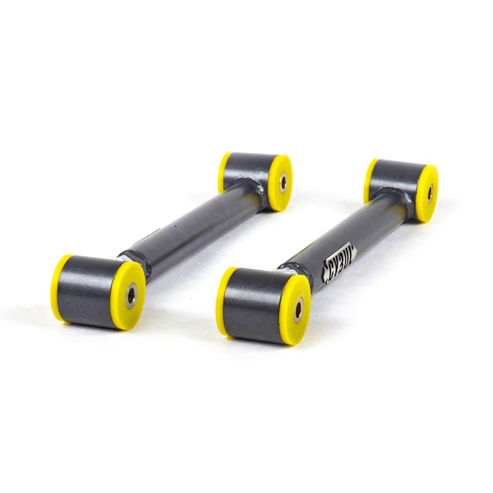 CYBUL Querlenker Camber Arms passend für Jeep TJ XJ ZJ Hinterachse oben unten einstellbar Set (Stahl/PU)