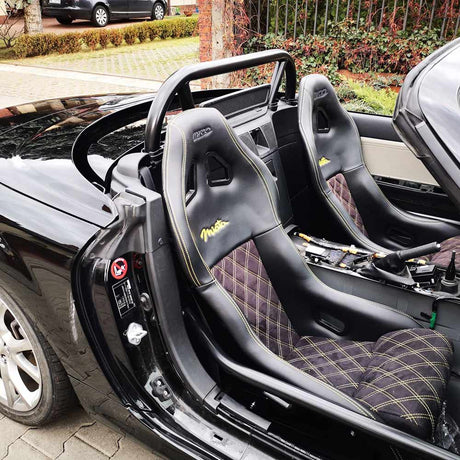 CYBUL Überrollbügel Rollbar passend für Mazda MX-5 NC für faltbares Hardtop (PRHT, freie Farbwahl)