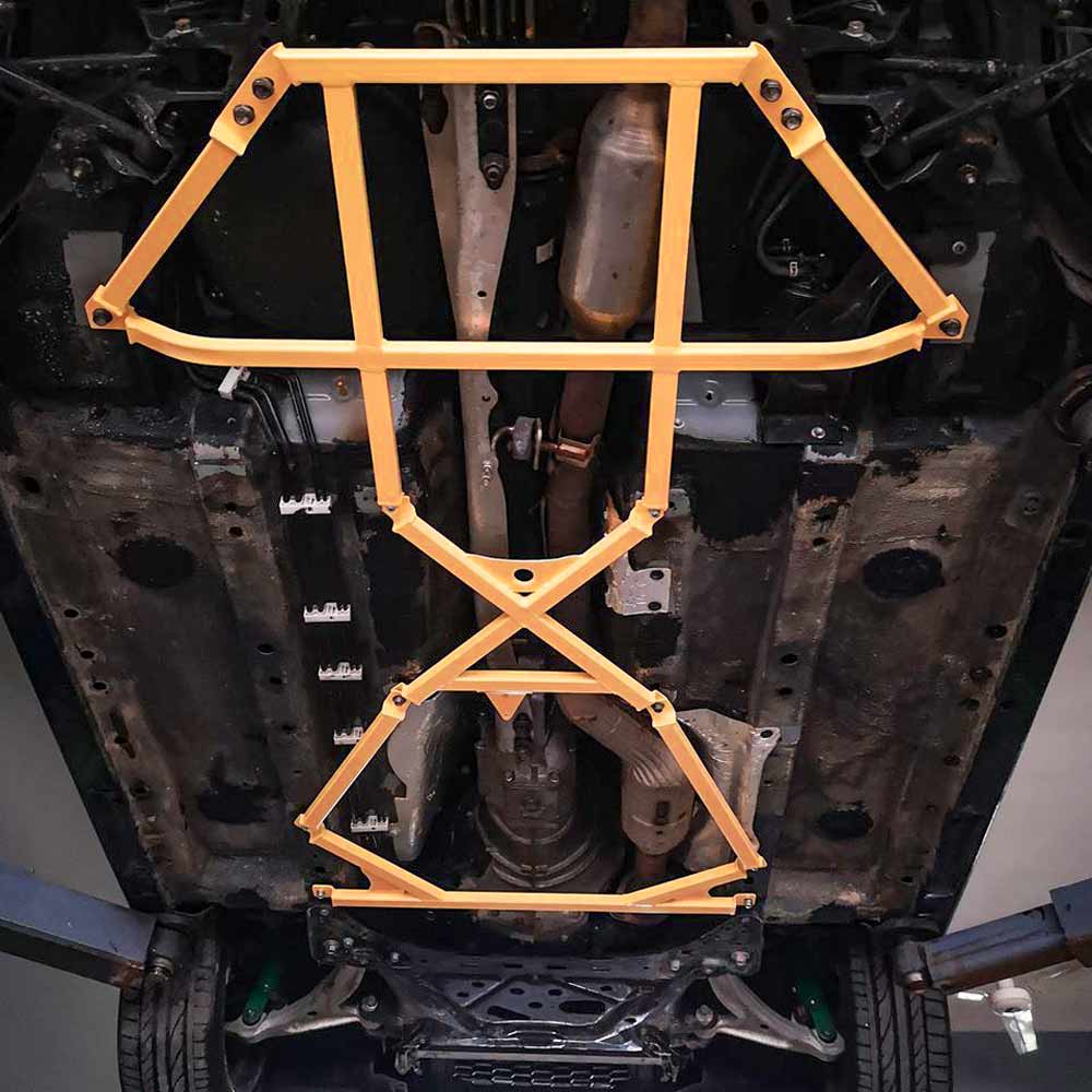CYBUL Unterboden Rahmenversteifung Mazda MX-5 NC Set (freie Farbwahl)