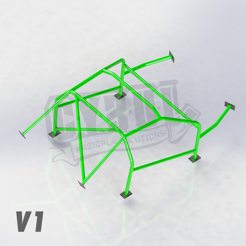 CYBUL Sicherheitszelle PRO passend für Nissan Silvia S14 (zum Einschweissen)
