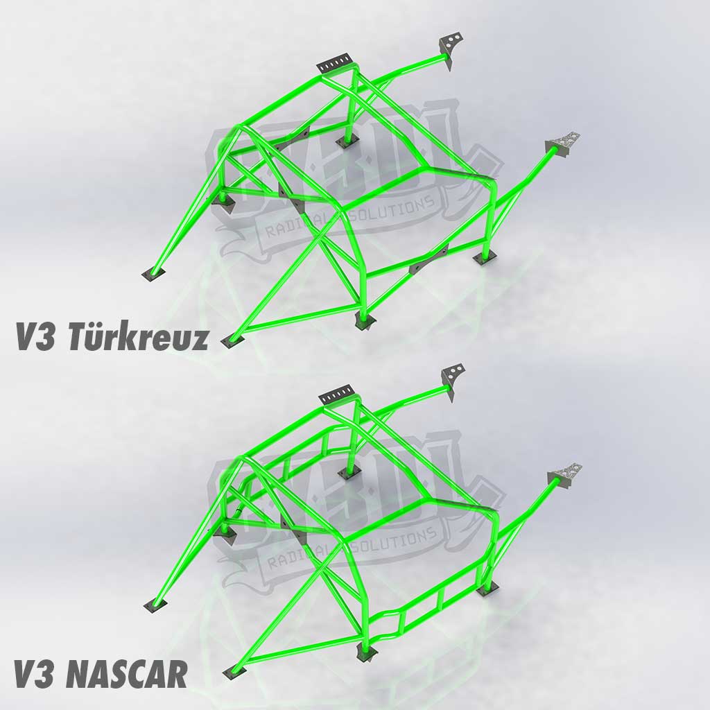 CYBUL Sicherheitszelle PRO passend für BMW E36 (zum Einschweissen)