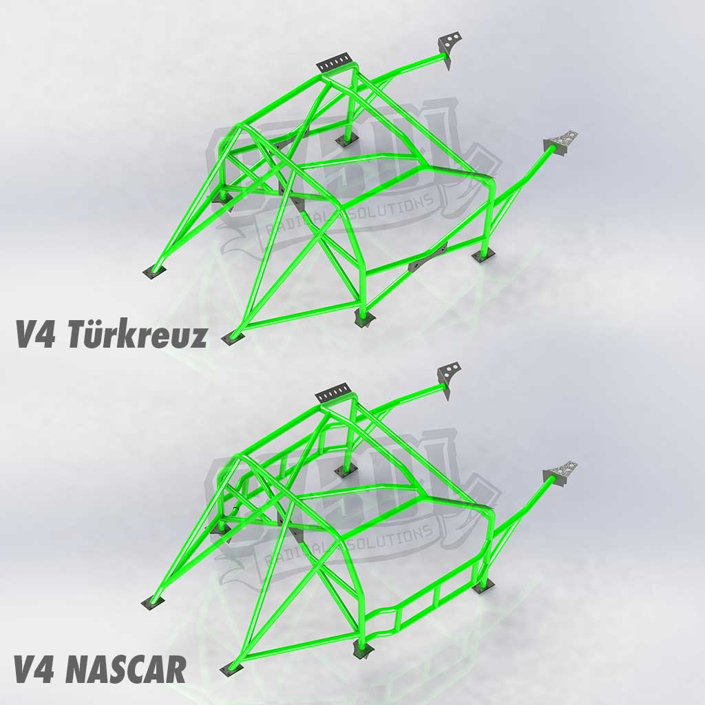CYBUL Sicherheitszelle PRO passend für BMW E46 (zum Einschweissen)