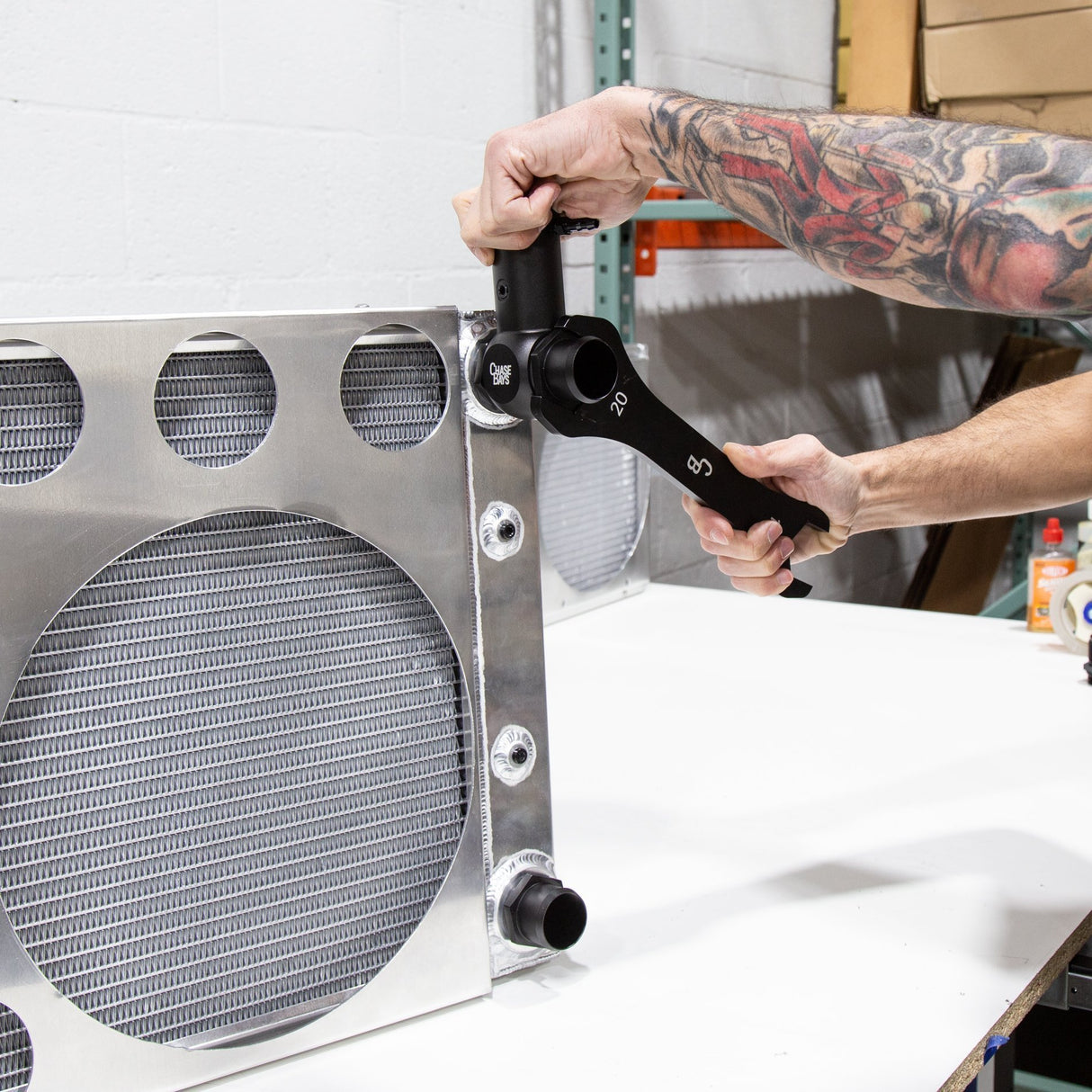 CHASE BAYS Aluminium AN Schraubenschlüssel Set -16AN und -20AN