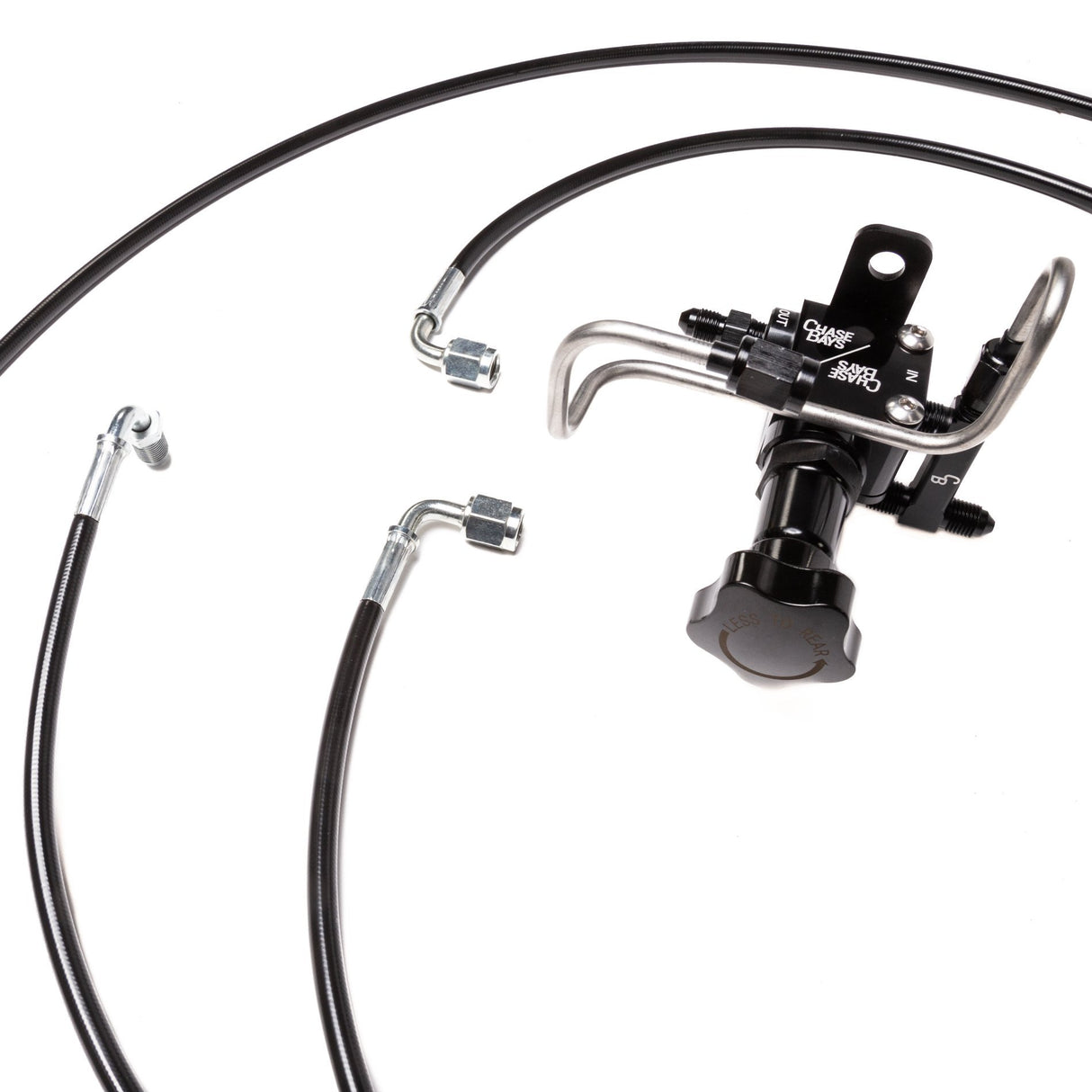 CHASE BAYS Bremsleitung Relocation Kit für Brake Booster Eliminator passend für BMW E46