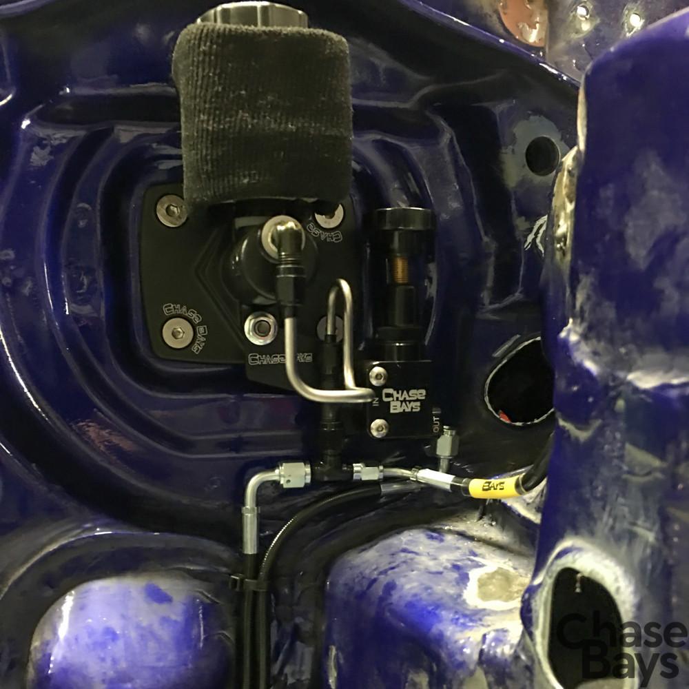CHASE BAYS Bremsleitung Relocation Kit für Brake Booster Eliminator passend für Honda CRX