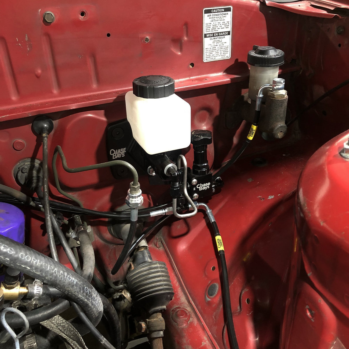 CHASE BAYS Mazda RX-7 FC Bremsleitung Relocation Kit für Brake Booster Eliminator - PARTS33 GmbH