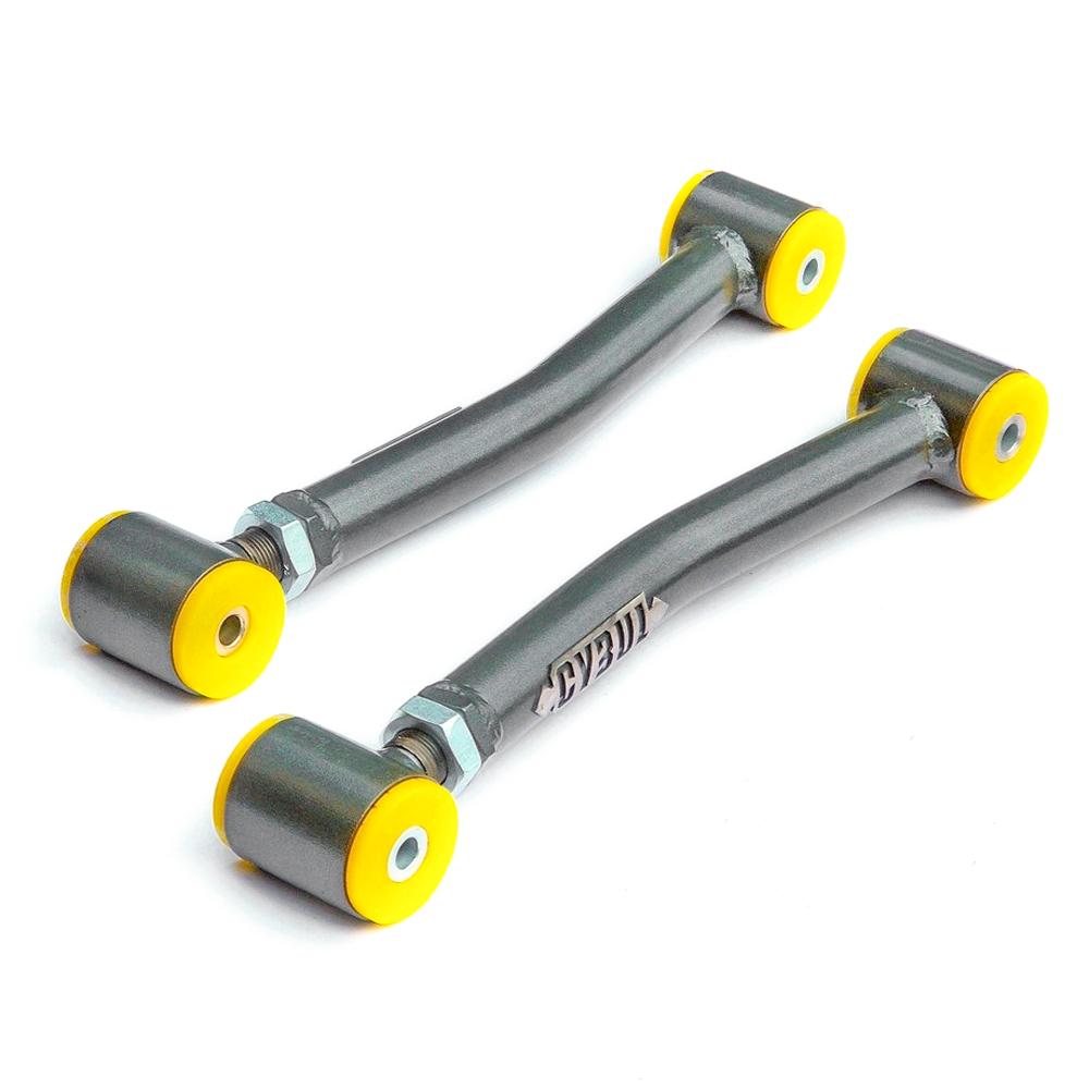 CYBUL Querlenker Camber Arms Jeep WJ Vorderachse unten einstellbar Set (Stahl/PU)