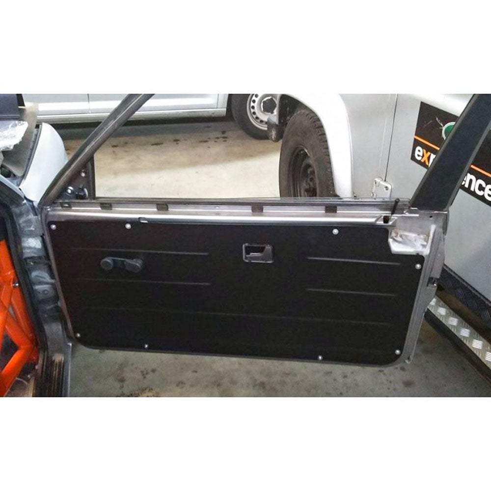 FAMEFORM Türverkleidungen vorne hinten Set passend für BMW E30 Coupe (Aluminium)