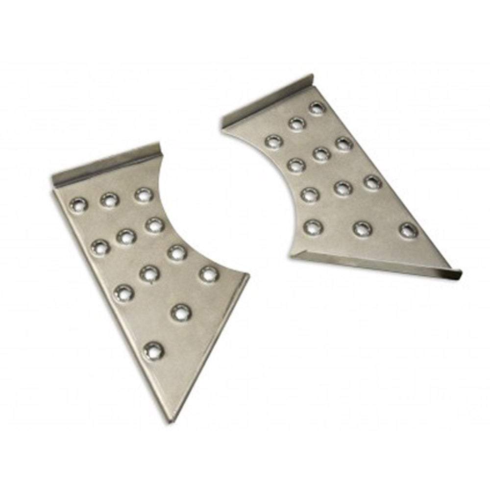 FAMEFORM Dom Stützträger Vorderachse Verstärkungsbleche Einschweissbleche Set passend für BMW E30 (Stahl)