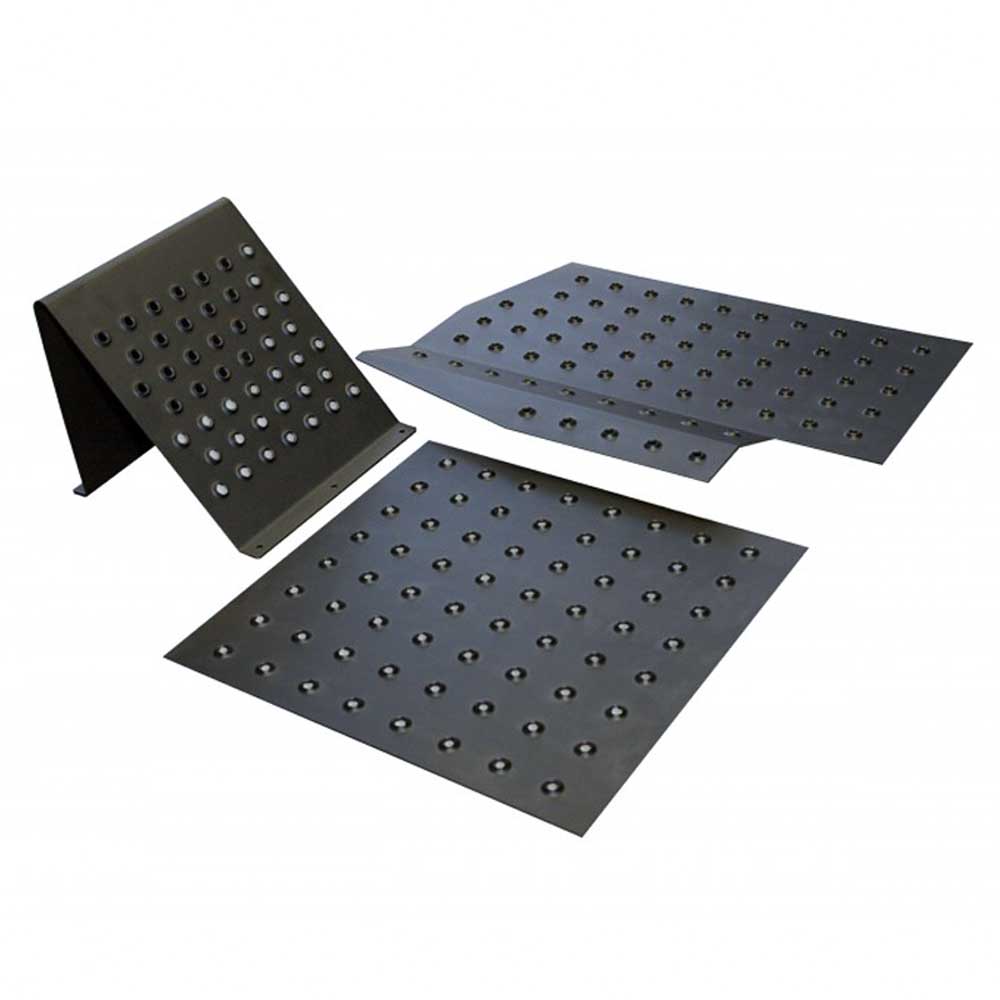 FAMEFORM Trittbretter Bodenbleche Set passend für BMW E30 (Aluminium)