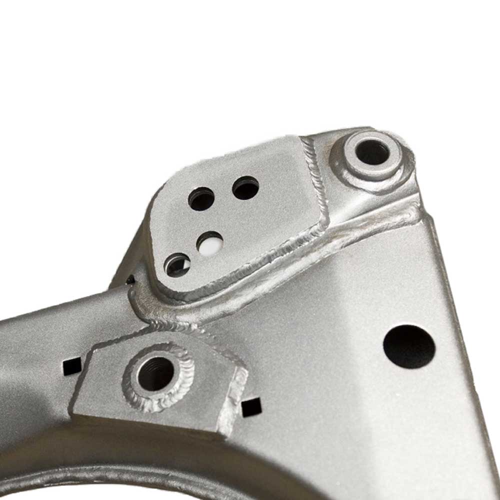 FAMEFORM Vorderachsträger Verstärkungsbleche Einschweissbleche Set passend für BMW E36 (Stahl)