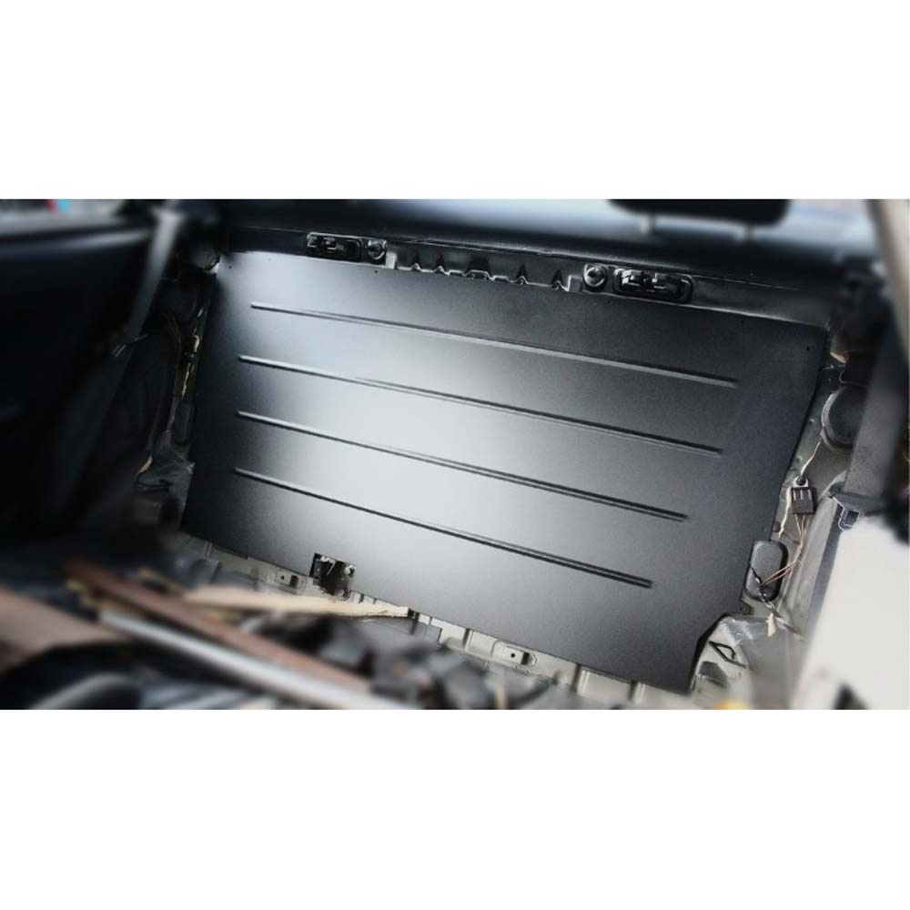 FAMEFORM Rücksitz Spritzwand Feuerwand passend für BMW E46 Coupe (Aluminium)