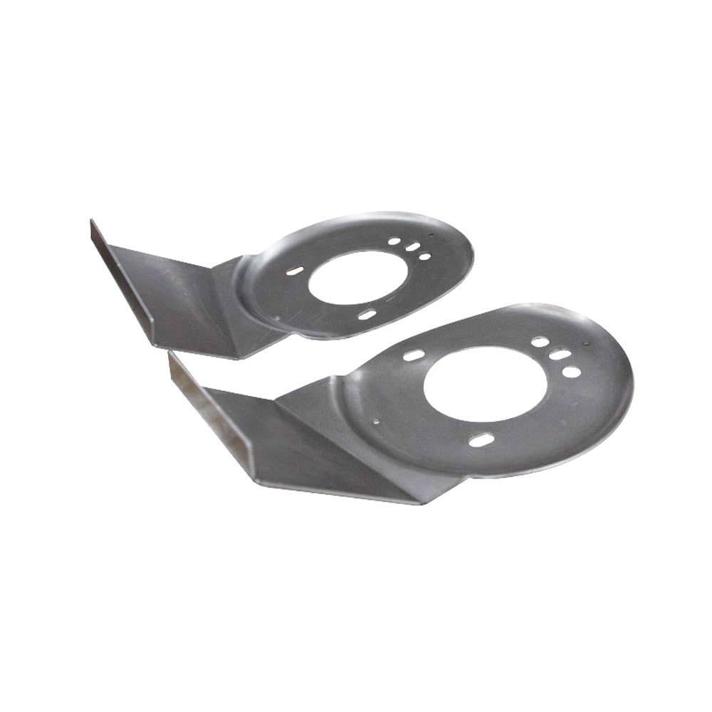 FAMEFORM Dom Stützträger Vorderachse Verstärkungsbleche Einschweissbleche Set passend für BMW E46 (Stahl)