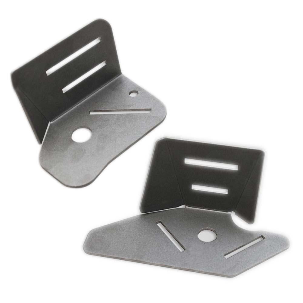 FAMEFORM Hinterachsträger Verstärkungsbleche Einschweissbleche passend für BMW E46 Set (Stahl)