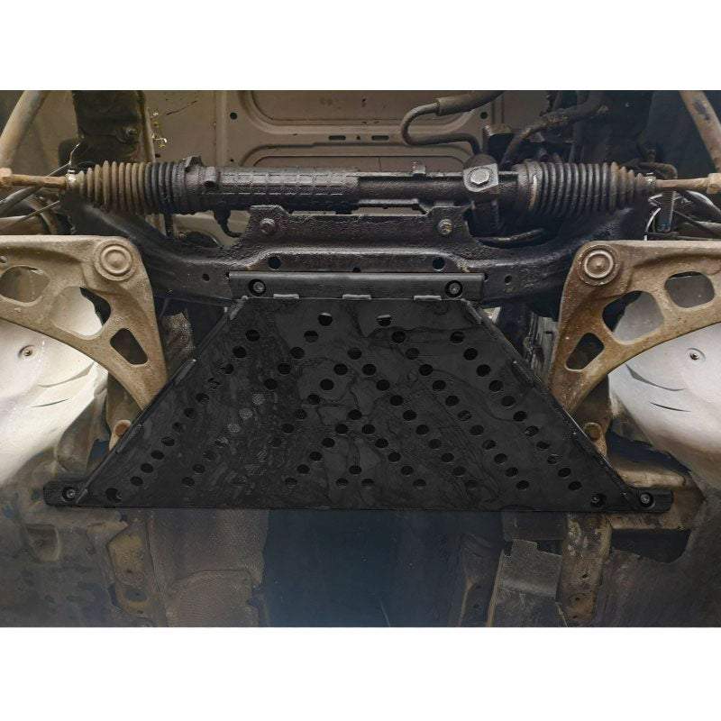 FAMEFORM X-Brace untere Domstrebe Versteifungskreuz Skid Plate passend für BMW E46 (eintragungsfrei)