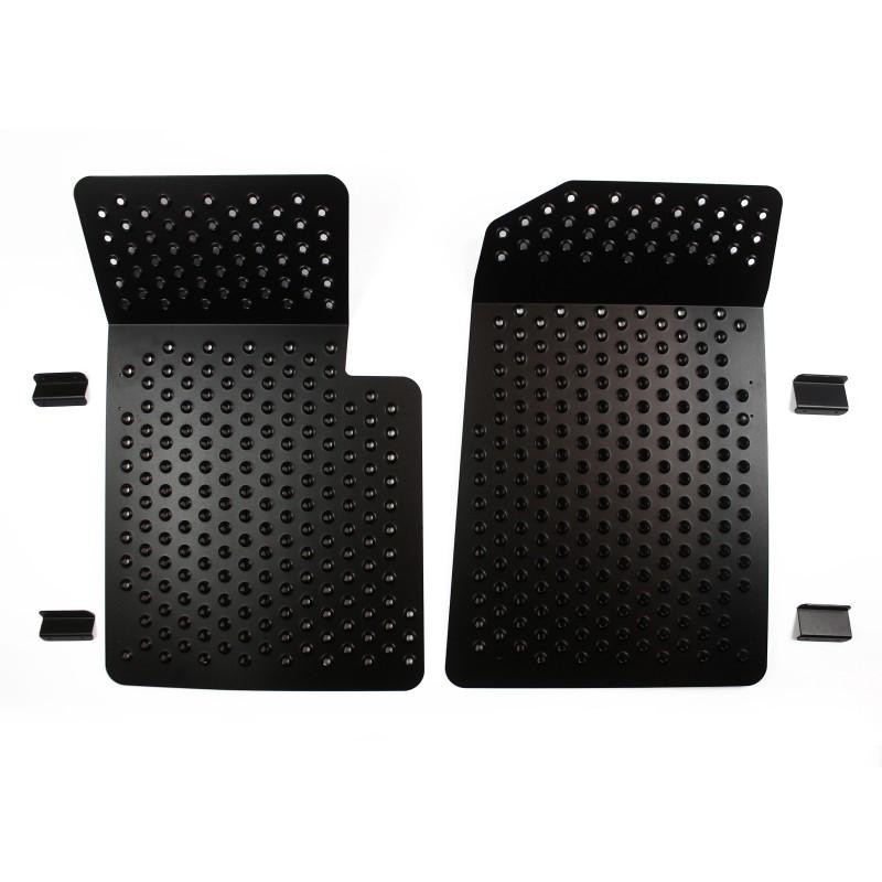 FAMEFORM Trittbretter Bodenbleche Set passend für BMW E9X (Aluminium)