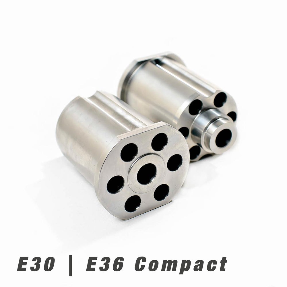 IRP Hinterachsträger Tonnenlager Buchsen Set starr passend für BMW E30 E36 E46 E8X E9X Z3 Z4 (Aluminium)