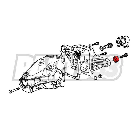 IRP Differentialaufhängung Buchsen Set starr passend für BMW E36 (Aluminium)