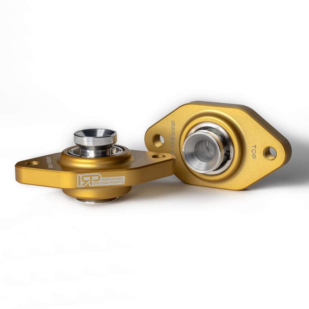 IRP Domlager passend für BMW E81 E82 E87 E88 (kein M) Hinterachse unten Set Uniball (Aluminium)