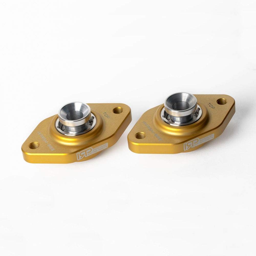 IRP Domlager passend für BMW E81 E82 E87 E88 (kein M) Hinterachse unten Set Uniball (Aluminium)