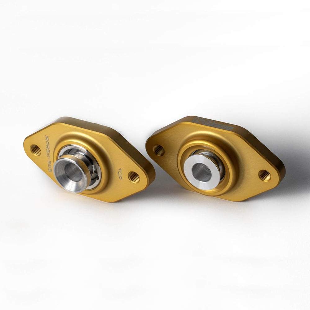 IRP Domlager passend für BMW E81 E82 E87 E88 (kein M) Hinterachse unten Set Uniball (Aluminium)