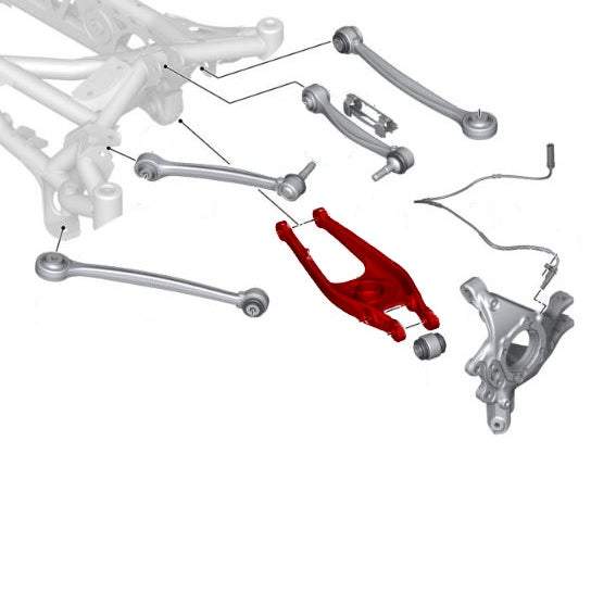 IRP Sturzlenker Camber Arms passend für BMW F87 F80 F82 F83 M Hinterachse unten einstellbar (Aluminium)