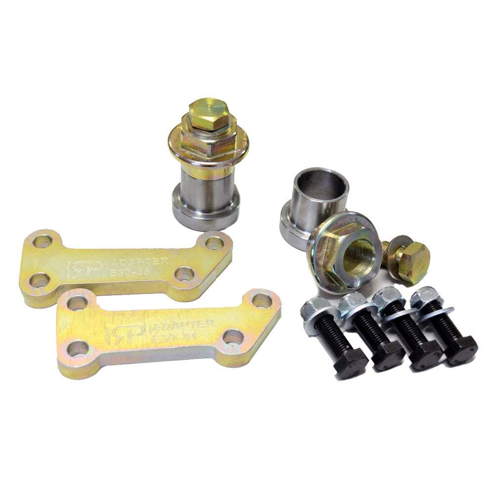 IRP E30 5-Loch Adapter Set passend für E46 Radlager und Bremsen Vorderachse