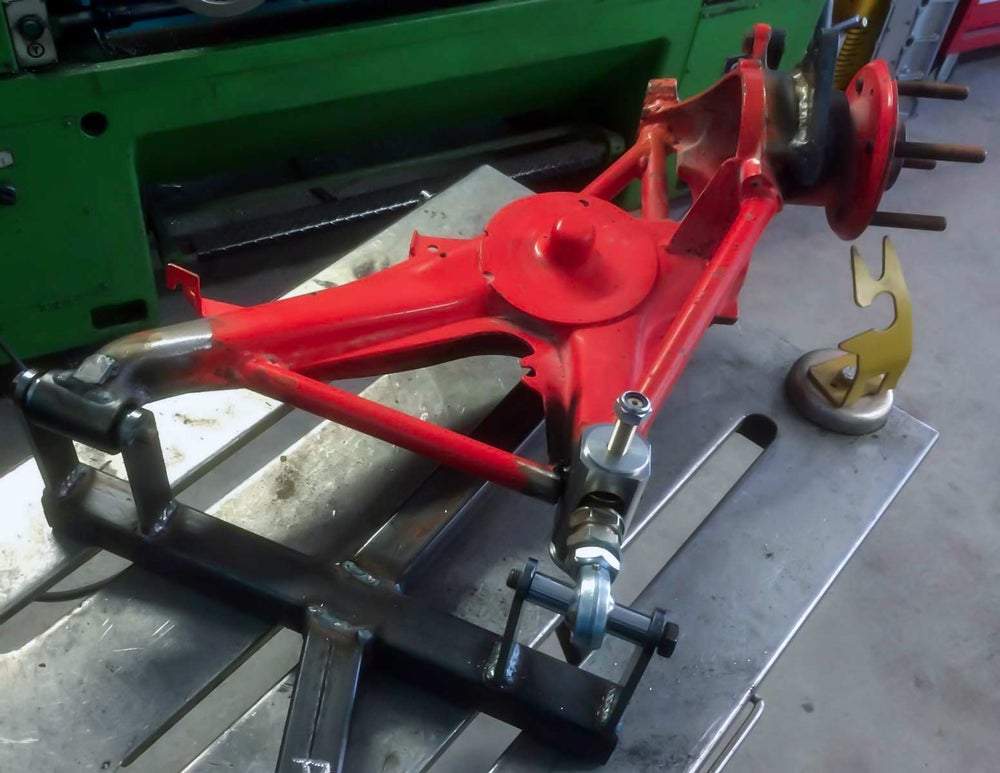 IRP Längslenker Hinterachse DTM Style Einstellset passend für BMW E30 E36 Compact (zum Einschweißen)