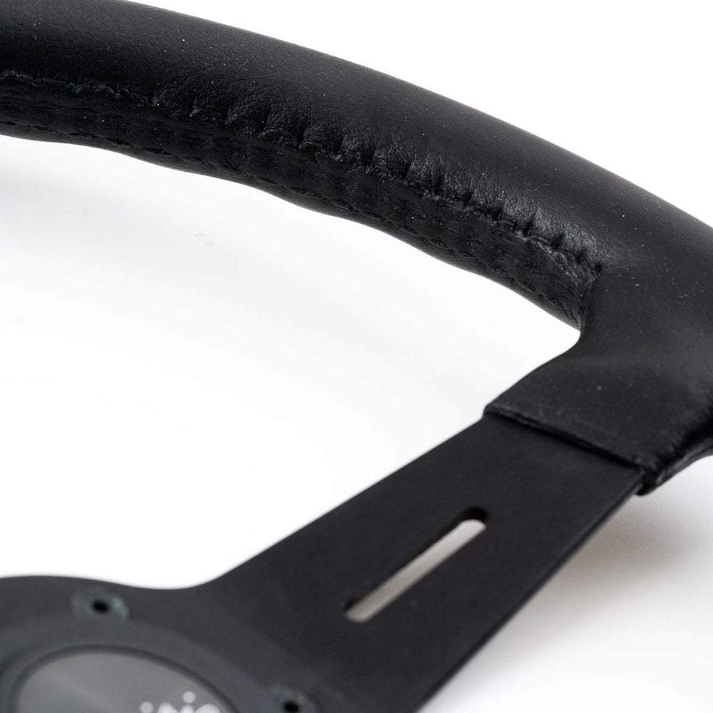 LUISI Grifon Sportlenkrad Kunstleder schwarz (flach geschüsselt)