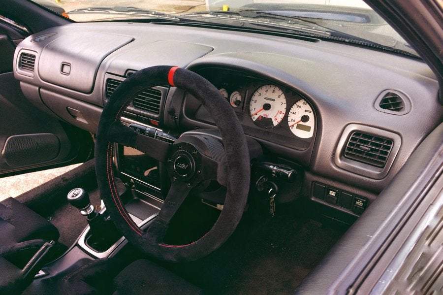 LUISI Mirage Race RS Sportlenkrad Wildleder schwarz (geschüsselt / mit TÜV)