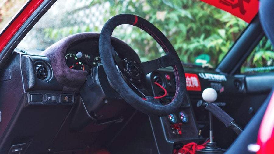 LUISI Mirage Race RS Sportlenkrad Wildleder schwarz (geschüsselt / mit TÜV)