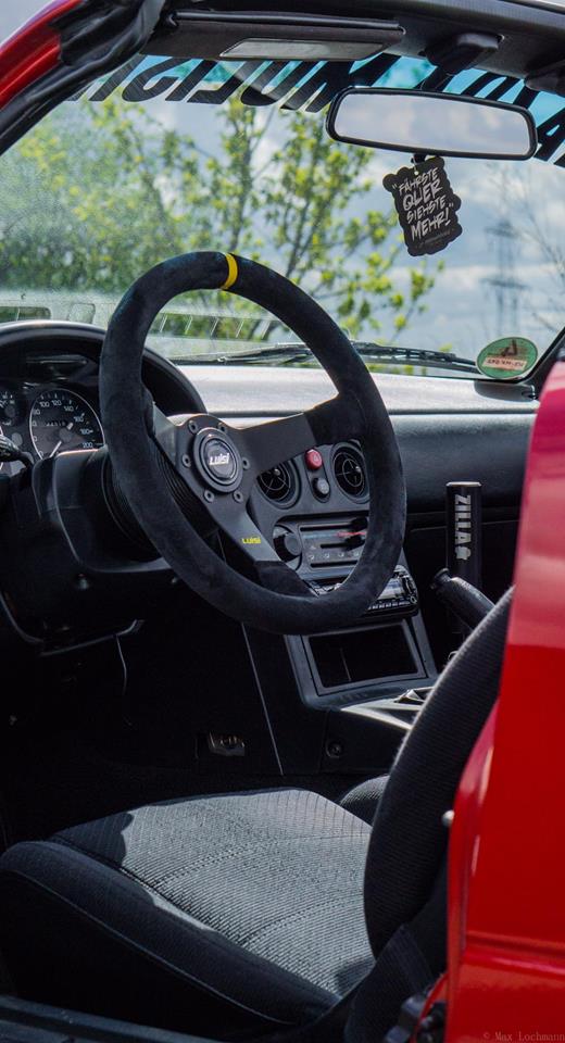 LUISI Mirage Race YS Sportlenkrad Wildleder schwarz (geschüsselt / mit TÜV)