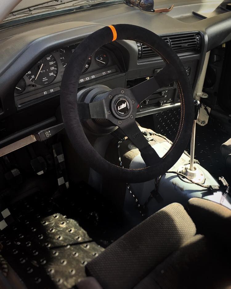 LUISI Mirage Race OS Sportlenkrad Wildleder schwarz (geschüsselt / mit TÜV)