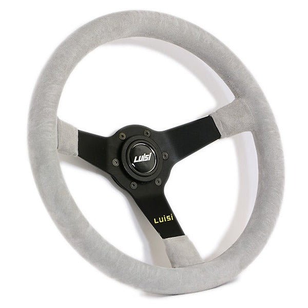 LUISI Mirage Wildleder grau (geschüsseltes Lenkrad mit TÜV) - PARTS33 GmbH