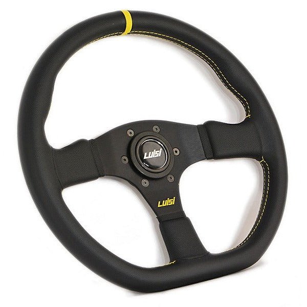 LUISI Stealth Race YS Leder schwarz (geschüsseltes Lenkrad mit TÜV) - PARTS33 GmbH