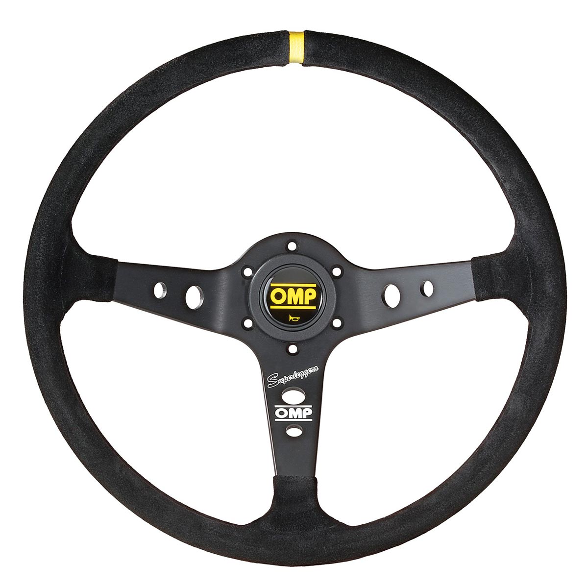 OMP Corsica OV Superleggero Wildleder schwarz (geschüsseltes Lenkrad) - PARTS33 GmbH