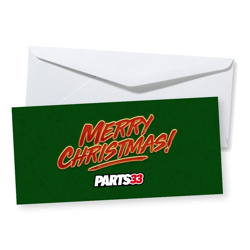 PARTS33 Gutschein Weihnachten