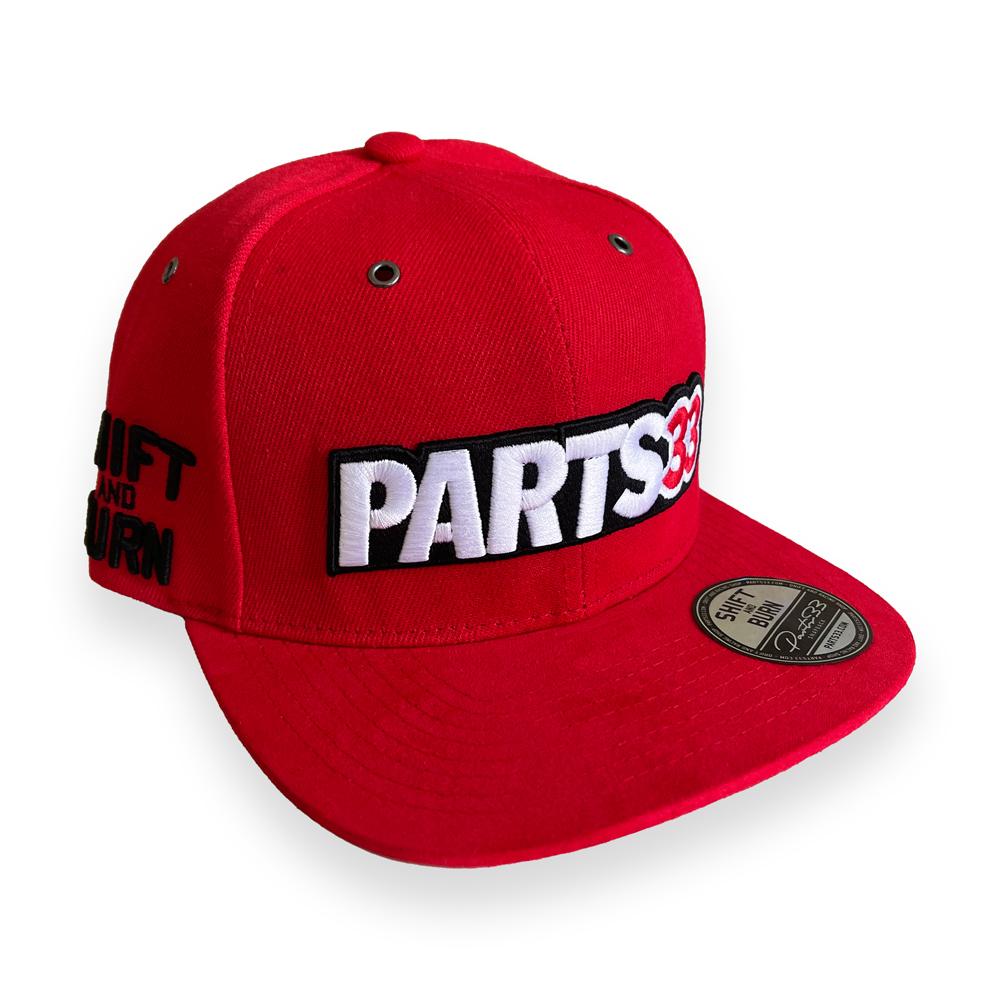 PARTS33 Shift and Burn Snapback Red
