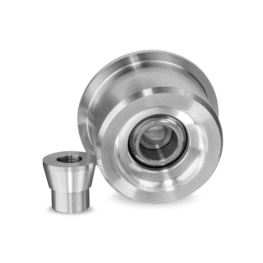 PMC MOTORSPORT Längslenker vordere Buchsen Set Uniball passend für BMW E36 E46 Hinterachse (Aluminium)