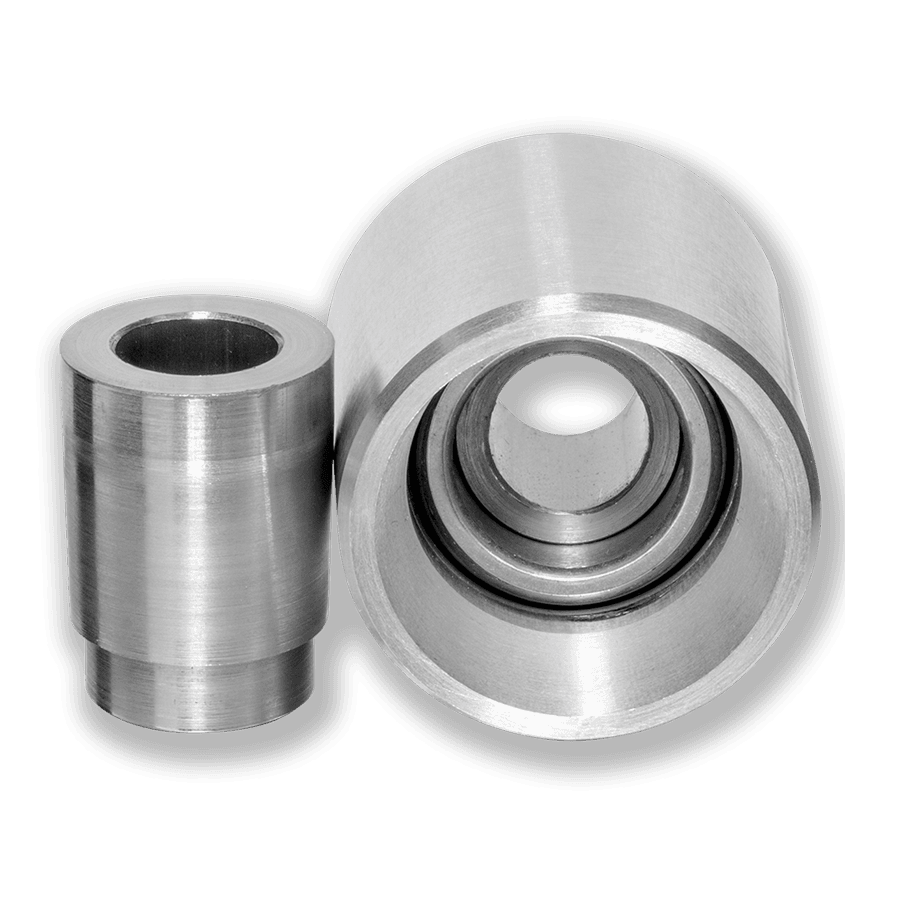 PMC MOTORSPORT Querlenker unten innen Buchsen Set Uniball passend für BMW E36 E46 Z4 Hinterachse (Aluminium)
