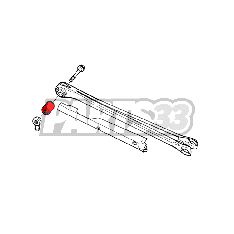 PMC MOTORSPORT Querlenker unten innen Buchsen Set Uniball passend für BMW E36 E46 Z4 Hinterachse (Aluminium)