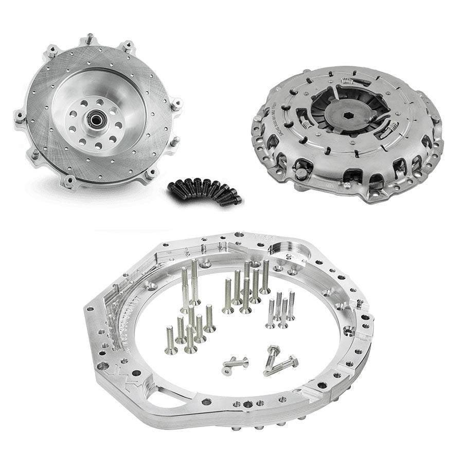 PMC MOTORSPORT Getriebeadapter Kit passend für BMW M60/M62/S62 auf BMW Getriebe