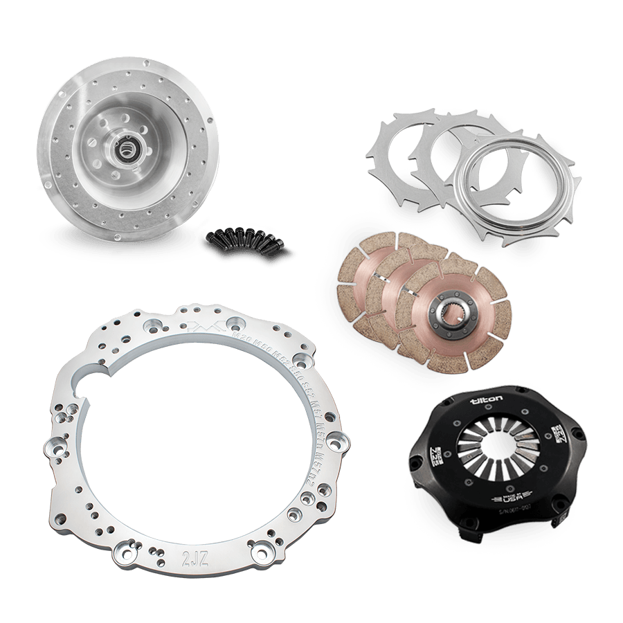 PMC MOTORSPORT Getriebeadapter Kit passend für Toyota 1JZ/2JZ auf BMW M57N Getriebe