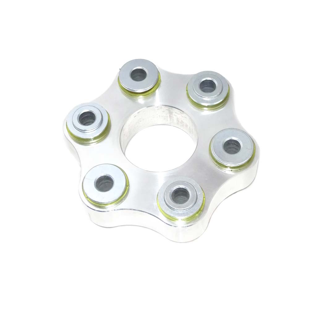 SILVERPROJECT Hardyscheibe Flex Disc LK105 M12 passend für BMW (Aluminium/PU 95 ShA)