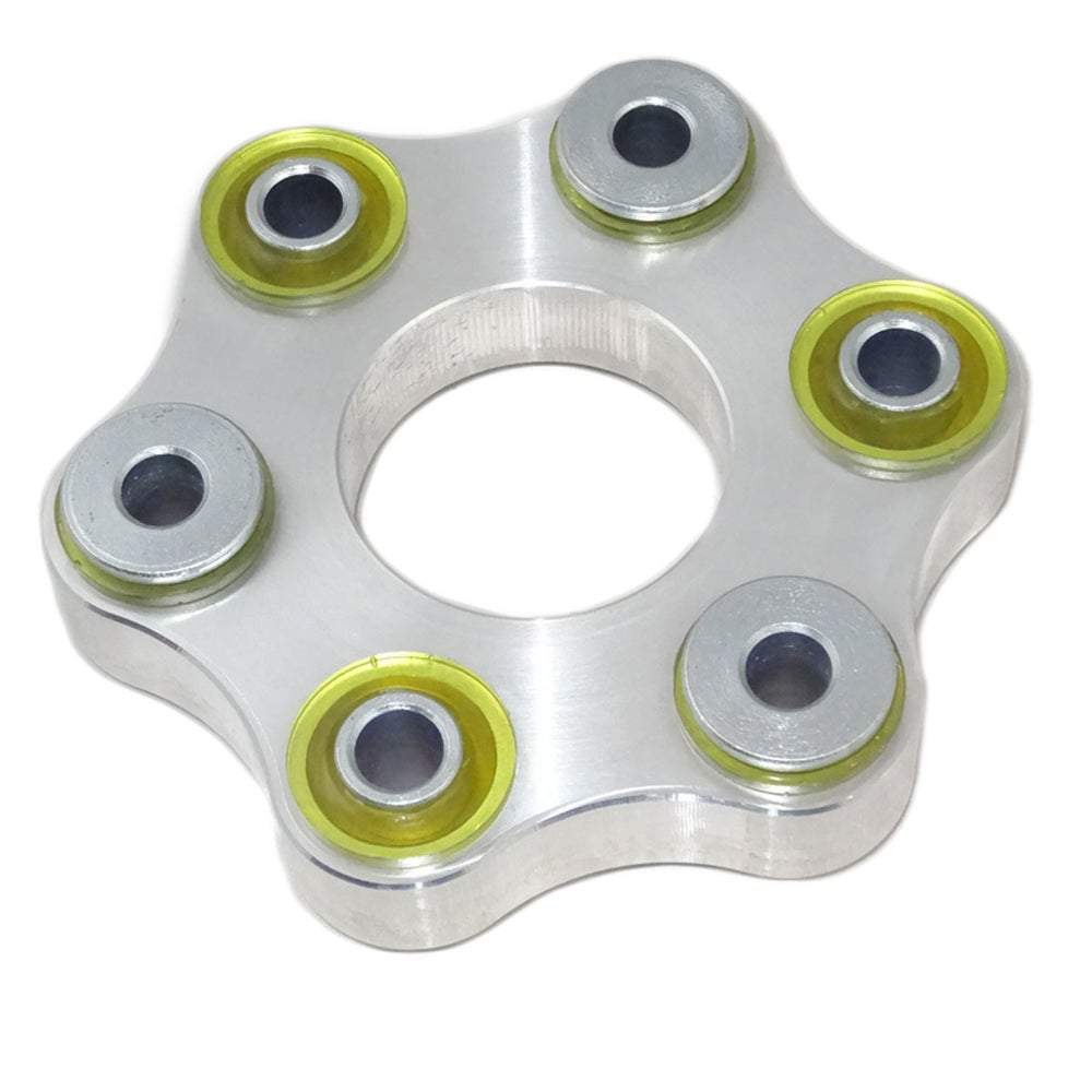 SILVERPROJECT Hardyscheibe Flex Disc passend für Mercedes-Benz LK110 M12 57,8mm (Aluminium/PU 95 ShA)