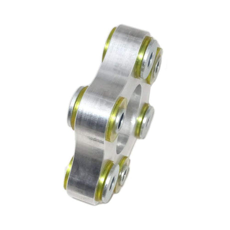 SILVERPROJECT Hardyscheibe Flex Disc passend für Mercedes-Benz LK110 M12 57,8mm (Aluminium/PU 95 ShA)