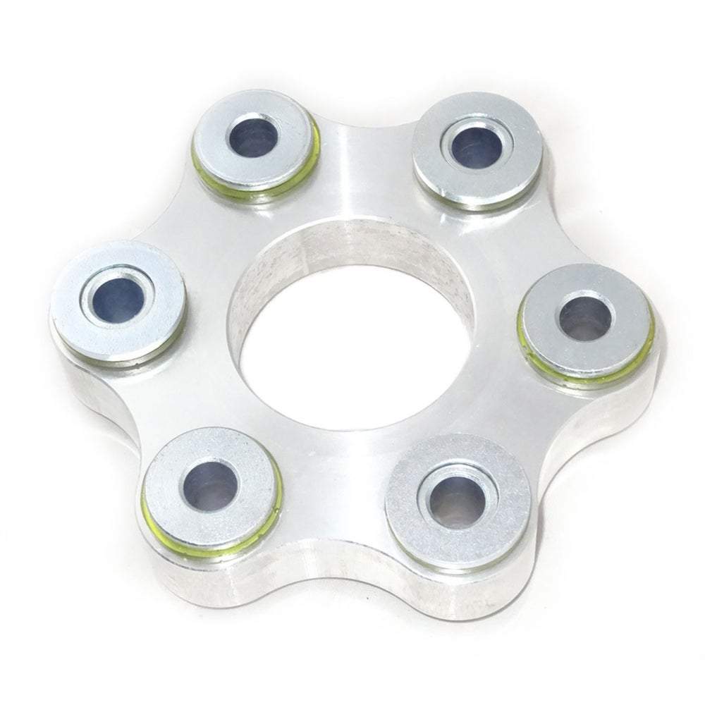 SILVERPROJECT Hardyscheibe Flex Disc passend für Mercedes-Benz LK110 M12 58mm (Aluminium/PU 95 ShA)