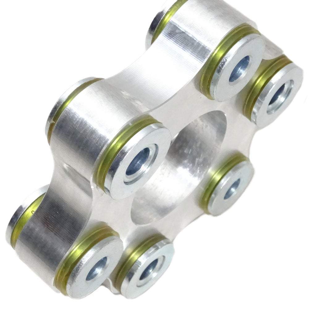 SILVERPROJECT Hardyscheibe Flex Disc passend für Mercedes-Benz LK110 M12 58mm (Aluminium/PU 95 ShA)